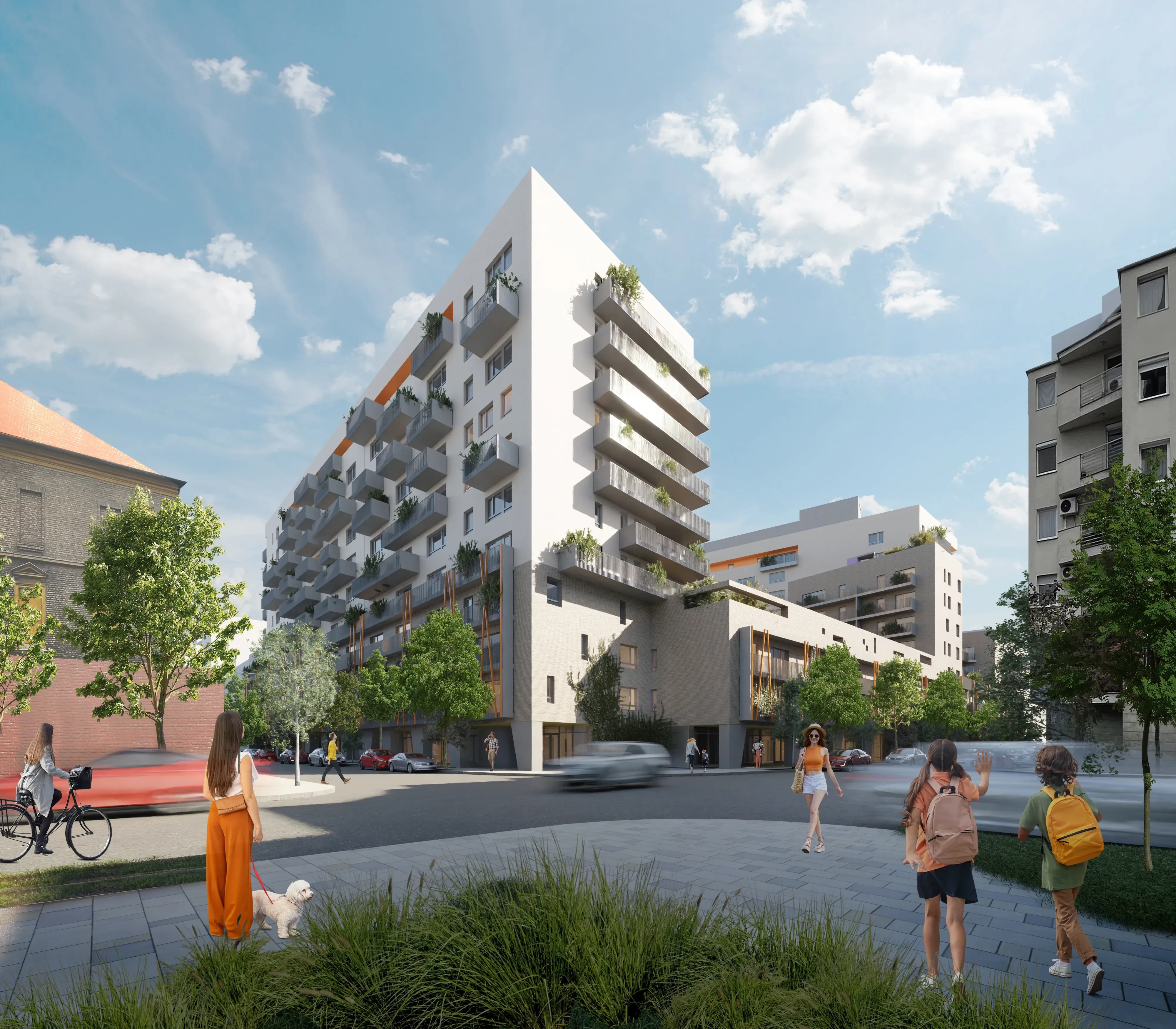 Parkville Residences lakópark IX. kerület