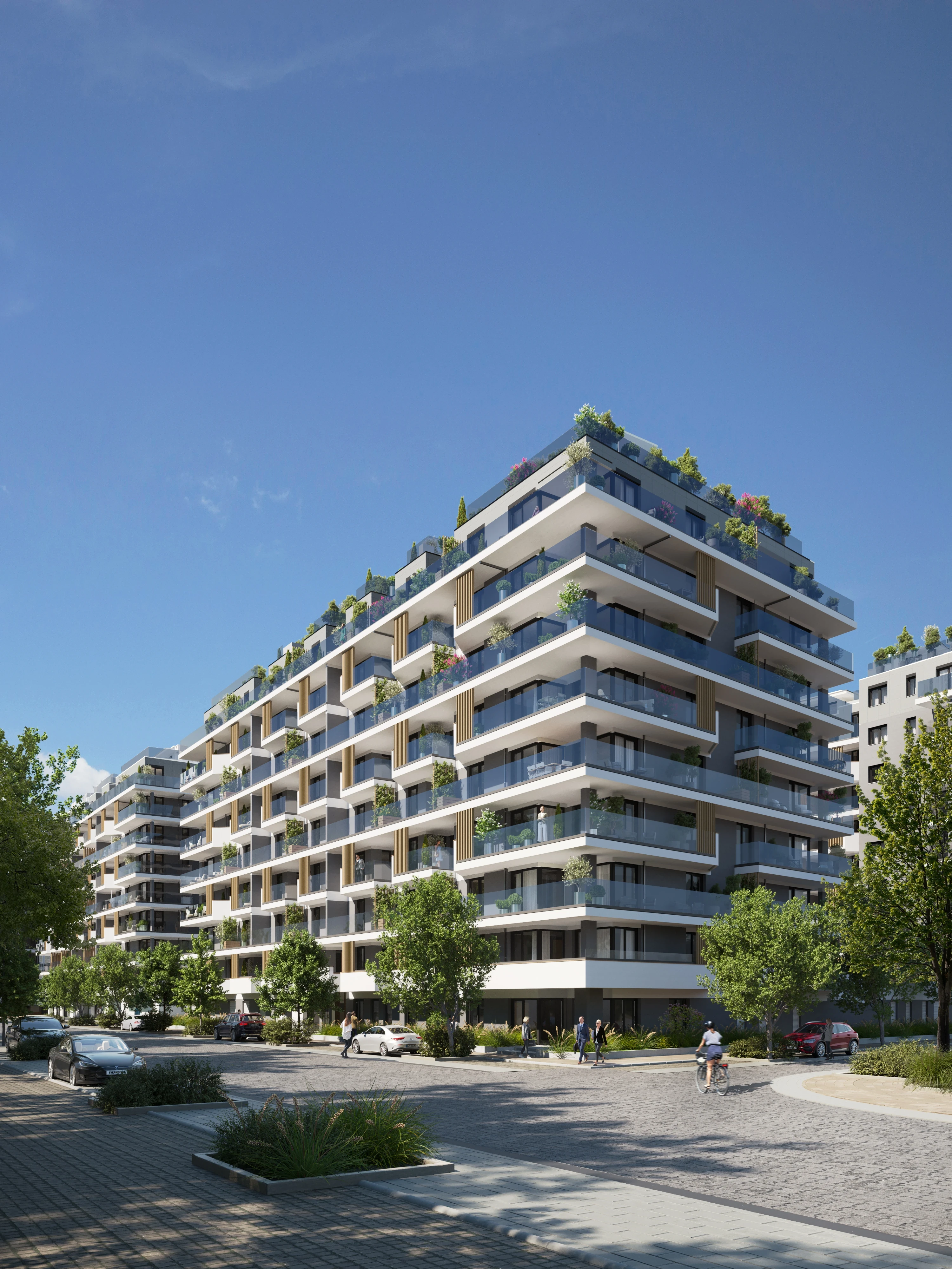 Waterside Residence lakópark XIII. kerület, Duna-part