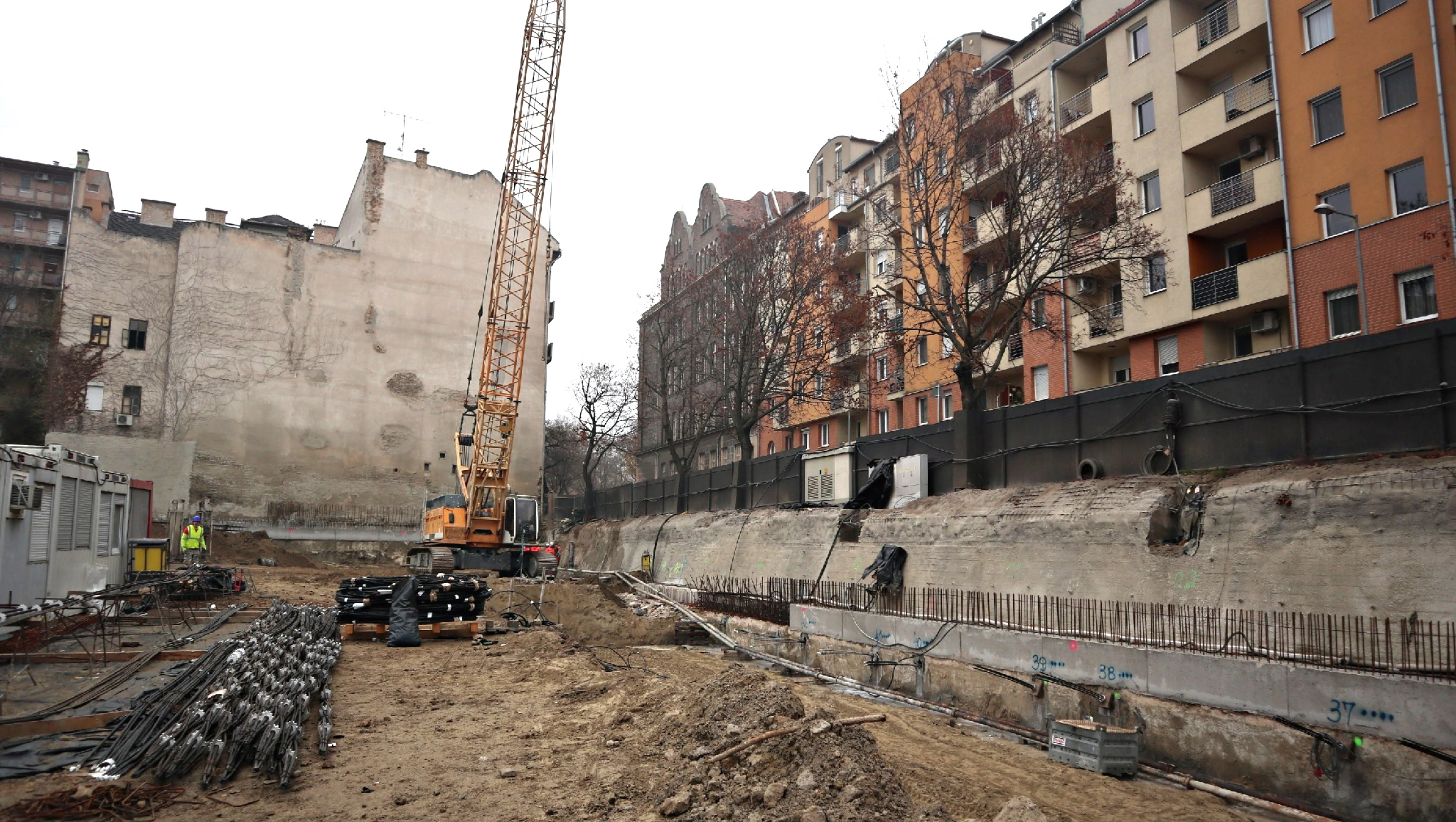 Novemberi építkezés Parkville Residences