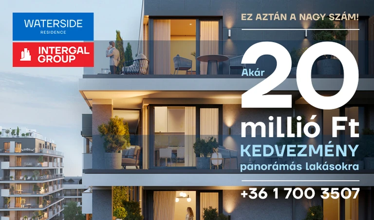 Waterside Residence lakópark Budapest, Marina-part