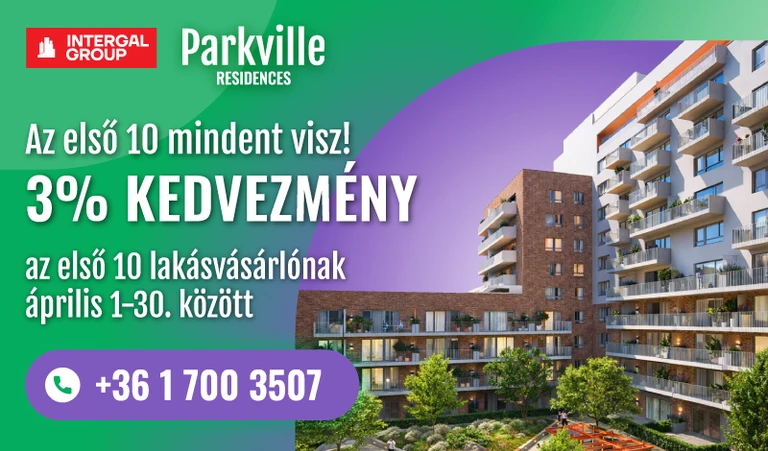 Parkville Residences lakópark Budapest, IX. kerület