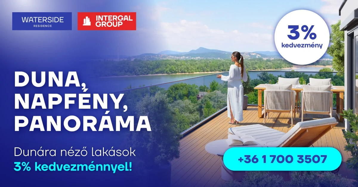 Waterside Residence lakópark Budapest, Marina-part. 