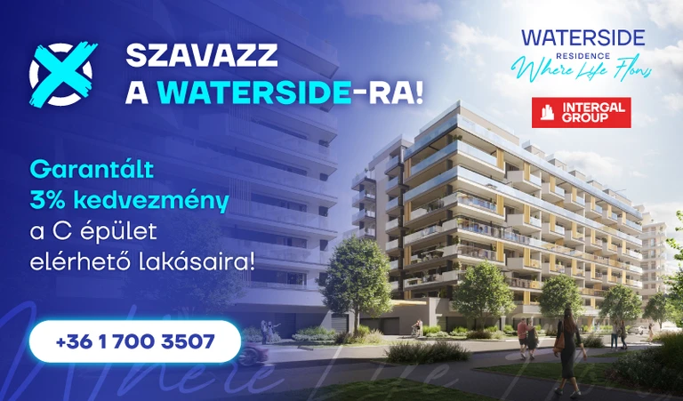 Waterside Residence lakópark Budapest, Marina-part